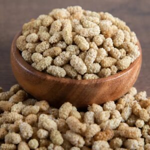 Dry White & Black Mulberries